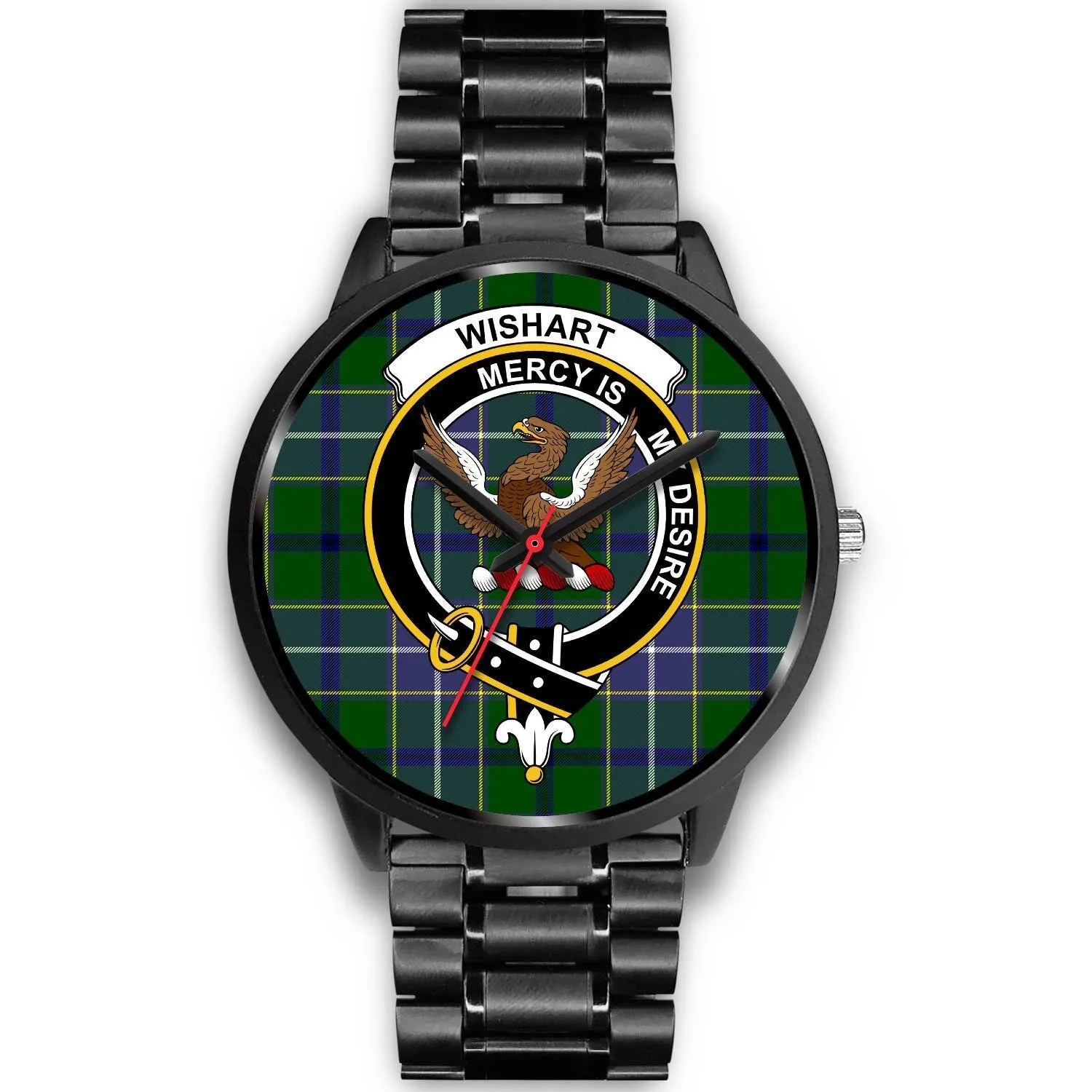 Wishart Hunting Clan Badge Tartan Black Watch